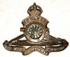 12-0, Canadian Field Artillery Imperial Issue Officer's Bronze Cap Badge  